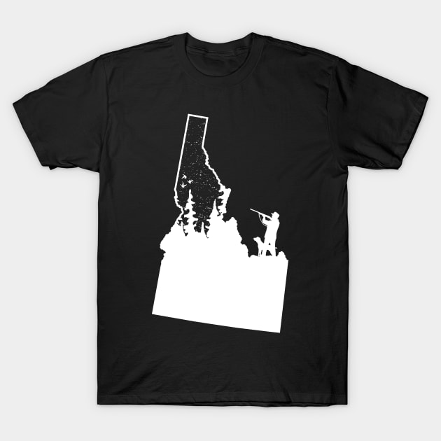 Idaho Duck Hunting T-Shirt by Tesszero